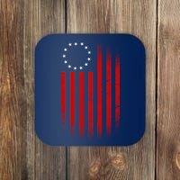 13 Colonies Betty Ross Vintage Flag Coaster