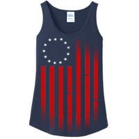 13 Colonies Betty Ross Vintage Flag Ladies Essential Tank