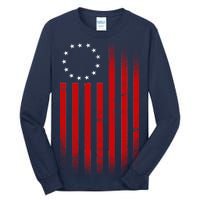 13 Colonies Betty Ross Vintage Flag Tall Long Sleeve T-Shirt