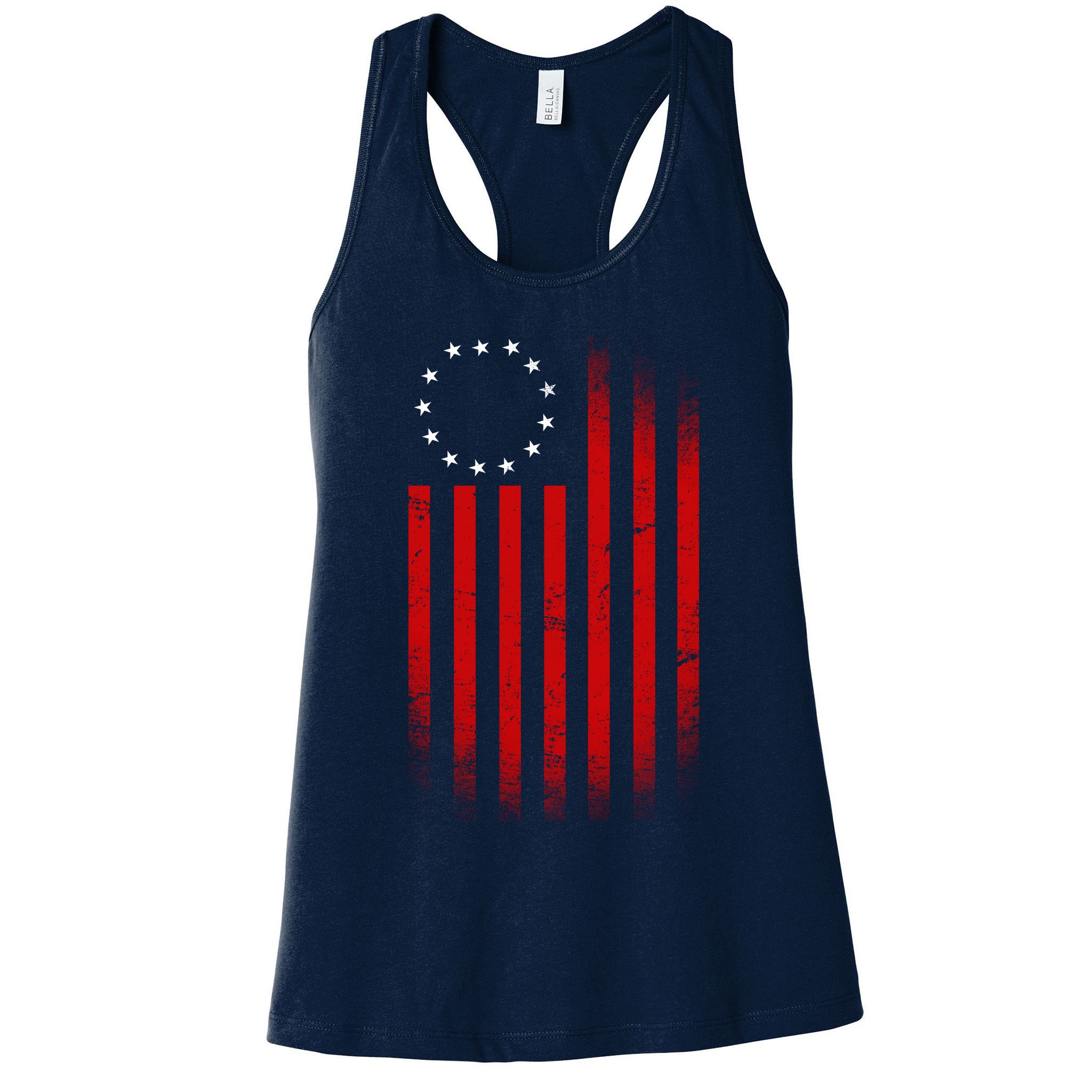 13 Colonies Betty Ross Vintage Flag Womens Tank Top