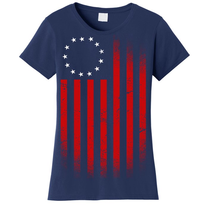 13 Colonies Betty Ross Vintage Flag Women's T-Shirt