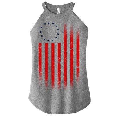 13 Colonies Betty Ross Vintage Flag Women's Perfect Tri Rocker Tank