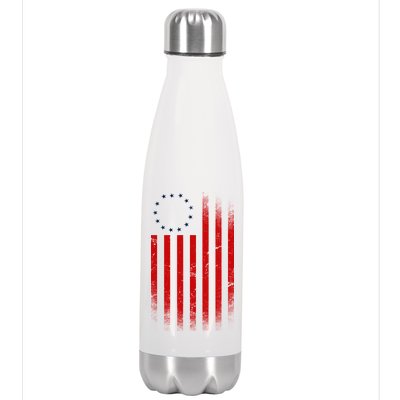 13 Colonies Betty Ross Vintage Flag Stainless Steel Insulated Water Bottle