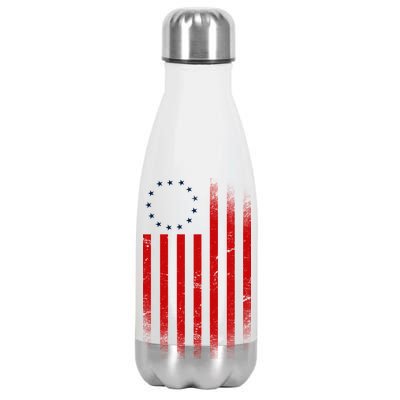 13 Colonies Betty Ross Vintage Flag Stainless Steel Insulated Water Bottle