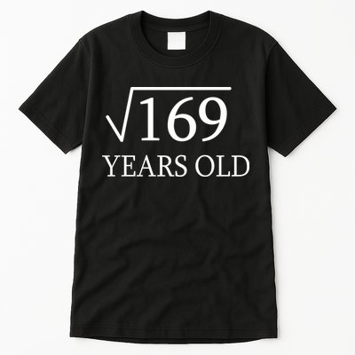 13 Years Old Square Root of 169 Tall T-Shirt