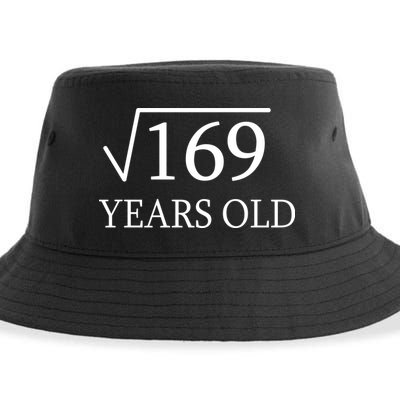 13 Years Old Square Root of 169 Sustainable Bucket Hat