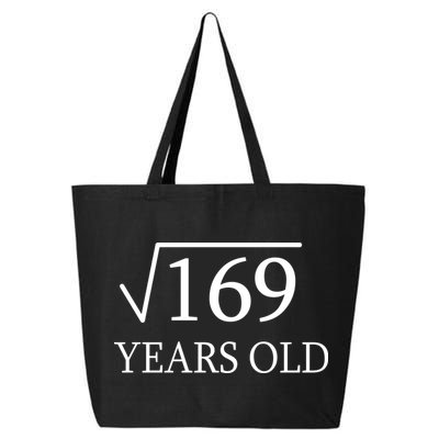 13 Years Old Square Root of 169 25L Jumbo Tote