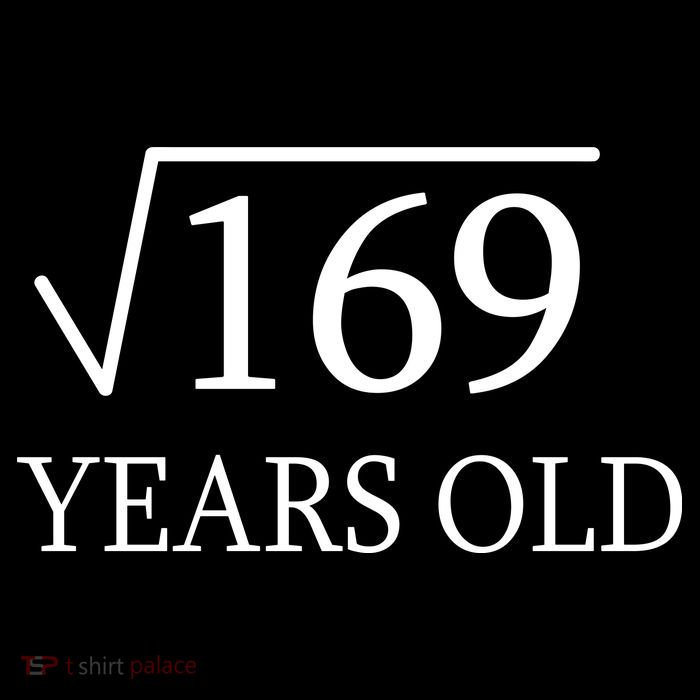 13 Years Old Square Root of 169 Baby Bodysuit