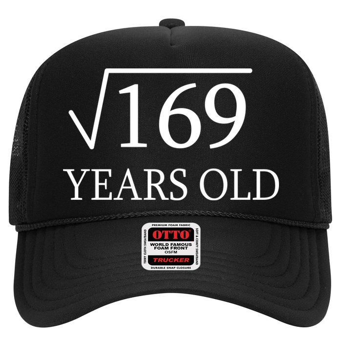 13 Years Old Square Root of 169 Trucker Hat