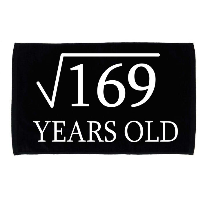 13 Years Old Square Root of 169 Microfiber Hand Towel