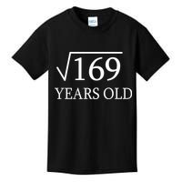 13 Years Old Square Root of 169 Kids T-Shirt