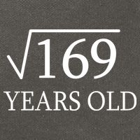 13 Years Old Square Root of 169 Cotton Canvas Backpack