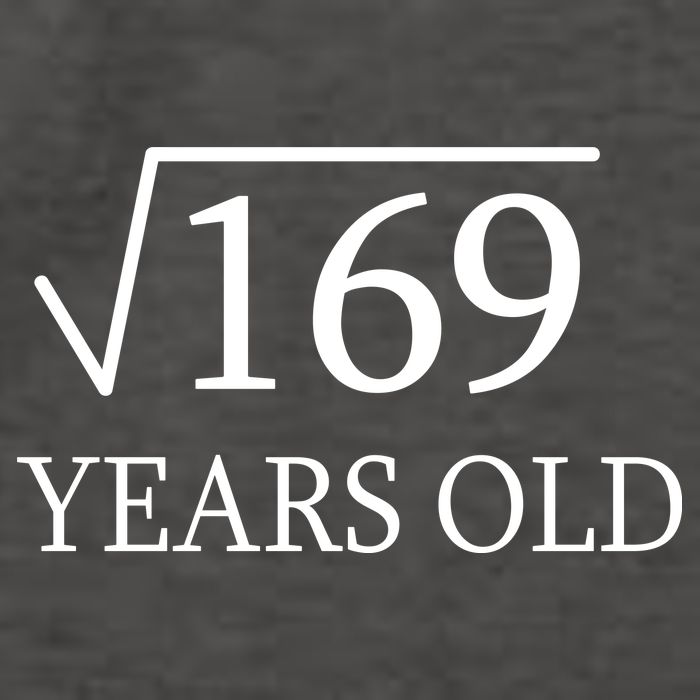 13 Years Old Square Root of 169 Vector Backpack