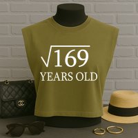 13 Years Old Square Root of 169 Garment-Dyed Women's Muscle Tee