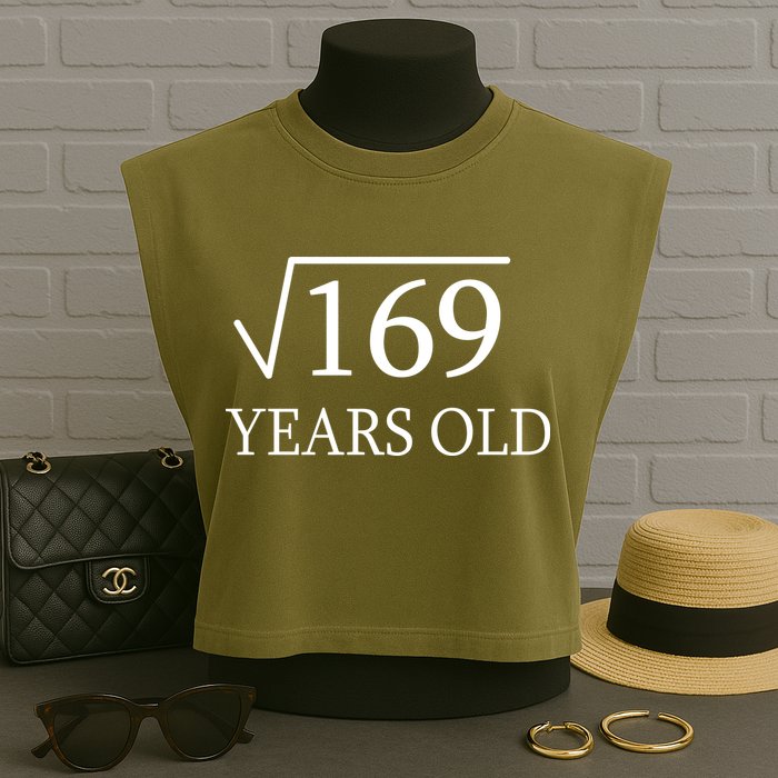 13 Years Old Square Root of 169 Garment-Dyed Women's Muscle Tee