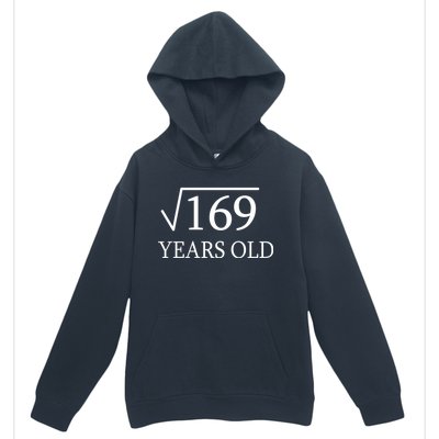 13 Years Old Square Root of 169 Urban Pullover Hoodie