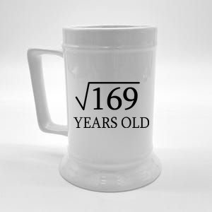 13 Years Old Square Root of 169 Beer Stein