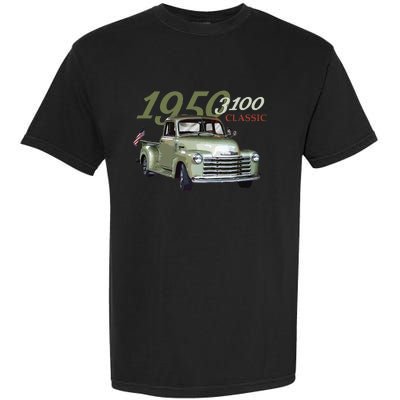 1950 3100 Pickup Truck Car Guys Garment-Dyed Heavyweight T-Shirt