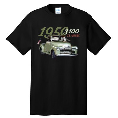 1950 3100 Pickup Truck Car Guys Tall T-Shirt