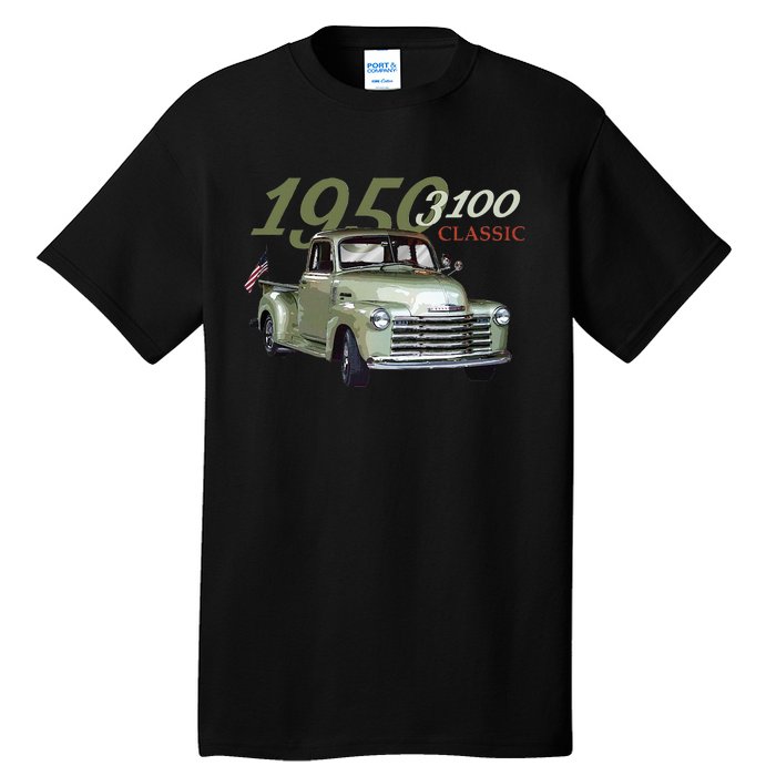 1950 3100 Pickup Truck Car Guys Tall T-Shirt