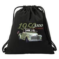 1950 3100 Pickup Truck Car Guys Drawstring Bag