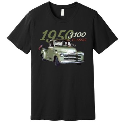 1950 3100 Pickup Truck Car Guys Premium T-Shirt