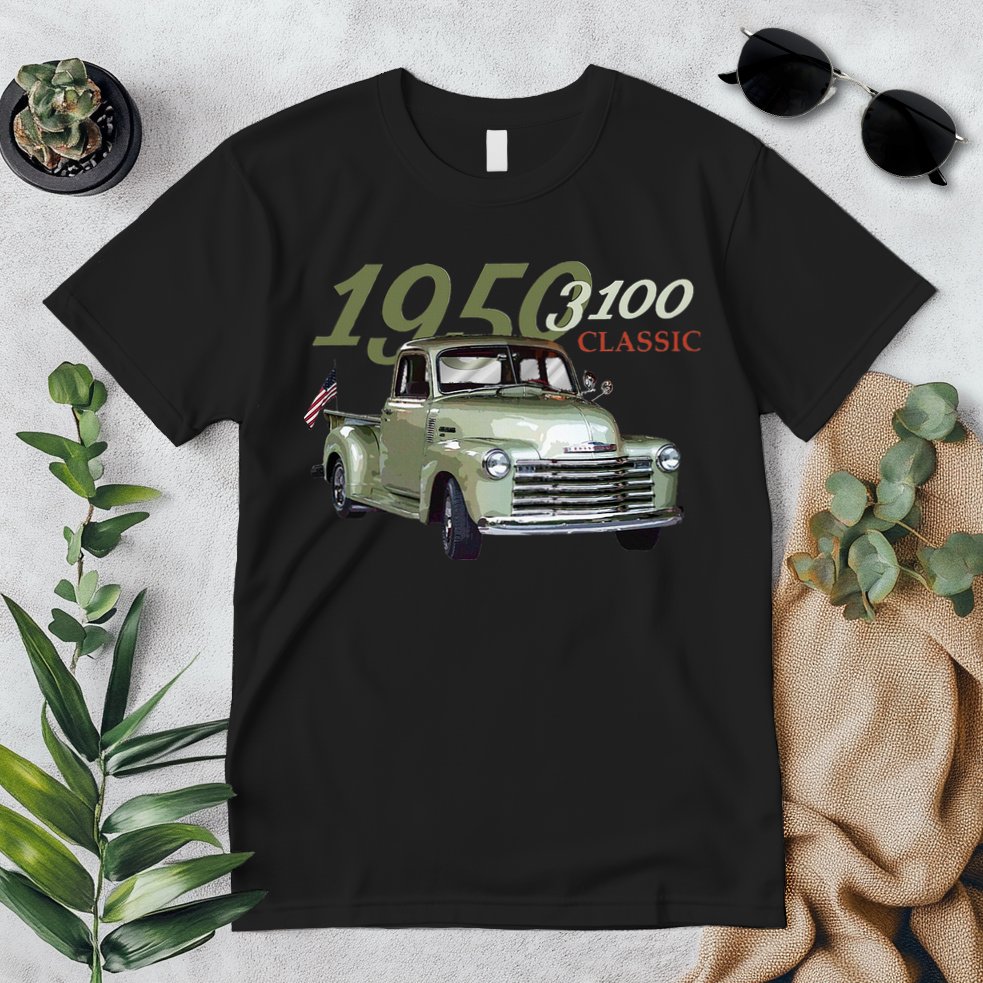 1950 3100 Pickup Truck Car Guys Premium T-Shirt