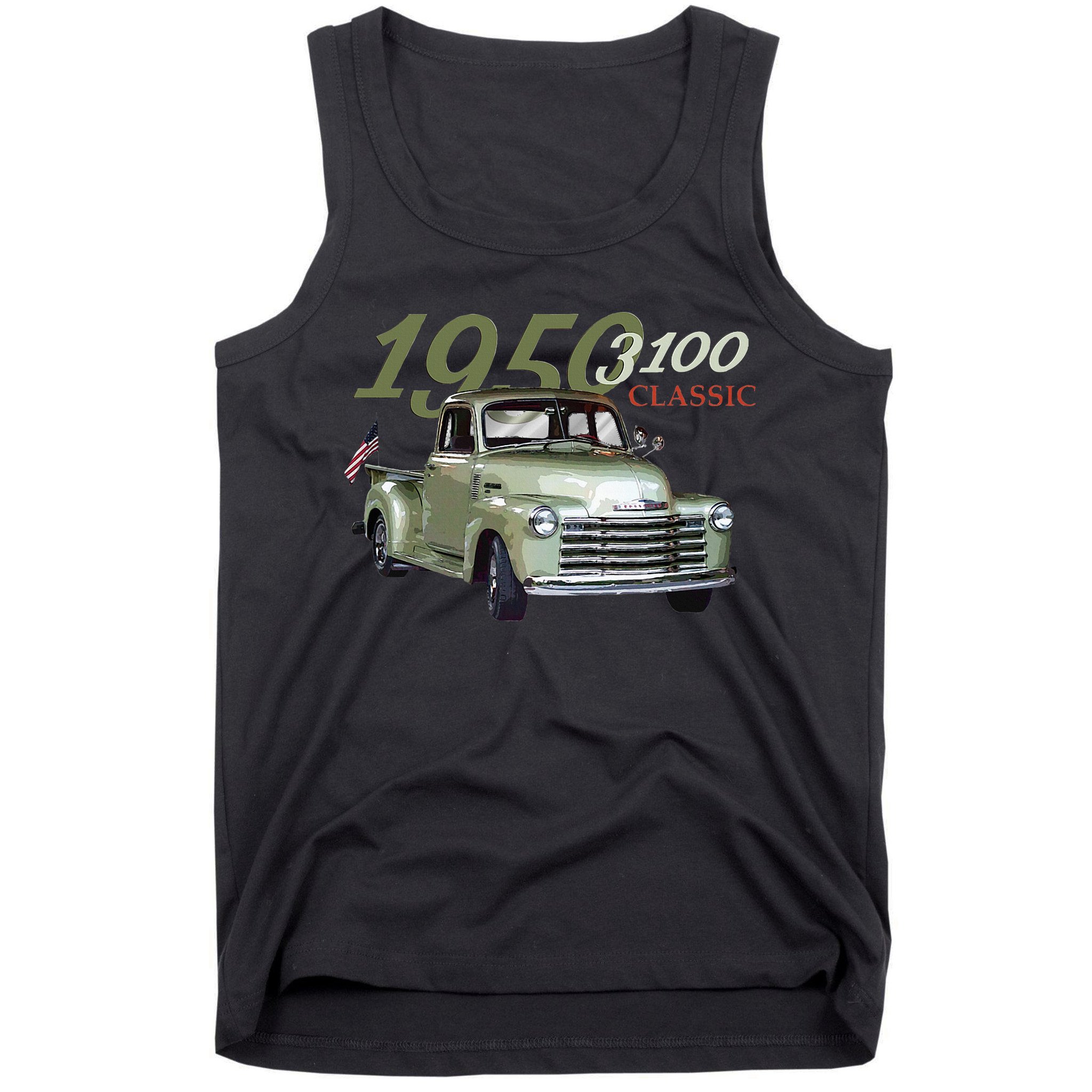 1950 3100 Pickup Truck Car Guys Tank Top