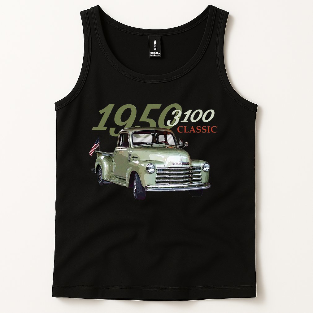 1950 3100 Pickup Truck Car Guys Tank Top
