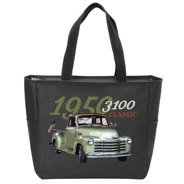 1950 3100 Pickup Truck Car Guys Zip Tote Bag