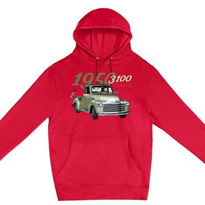 1950 3100 Pickup Truck Car Guys Premium Pullover Hoodie