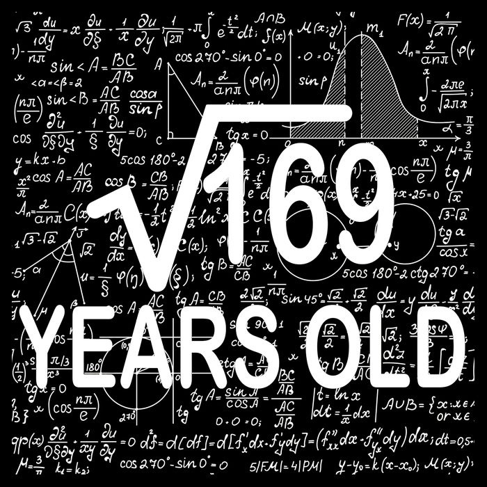 13th Birthday Square Root 169 Math City Backpack
