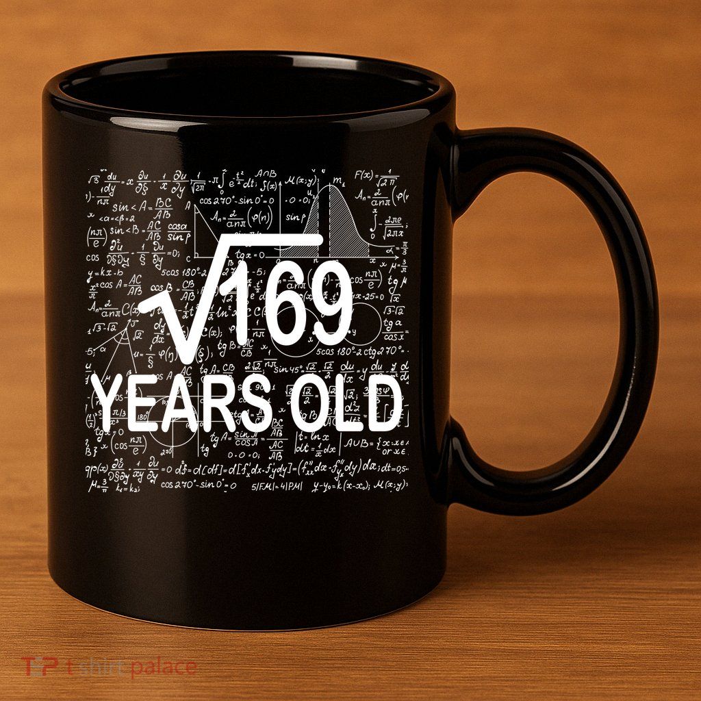 13th Birthday Square Root 169 Math 11oz C Handle Ceramic Mug