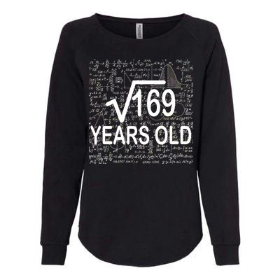 13th Birthday Square Root 169 Math Womens California Wash Sweatshirt