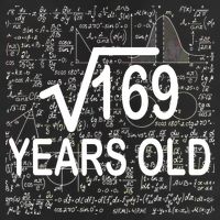 13th Birthday Square Root 169 Math Hat