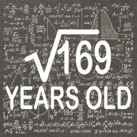 13th Birthday Square Root 169 Math Cotton Canvas Backpack