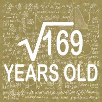 13th Birthday Square Root 169 Math Garment-Dyed Women's Muscle Tee