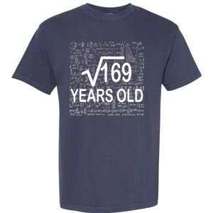 13th Birthday Square Root 169 Math Garment-Dyed Heavyweight T-Shirt