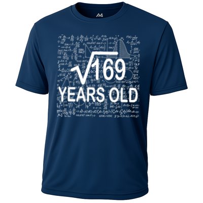 13th Birthday Square Root 169 Math Performance Shirt