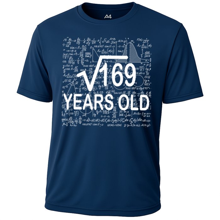 13th Birthday Square Root 169 Math Cooling Performance Crew T-Shirt