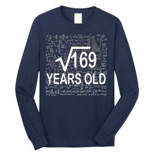 13th Birthday Square Root 169 Math Long Sleeve Shirt