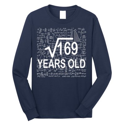 13th Birthday Square Root 169 Math Long Sleeve Shirt