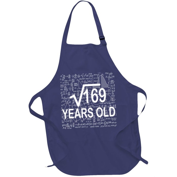 13th Birthday Square Root 169 Math Apron