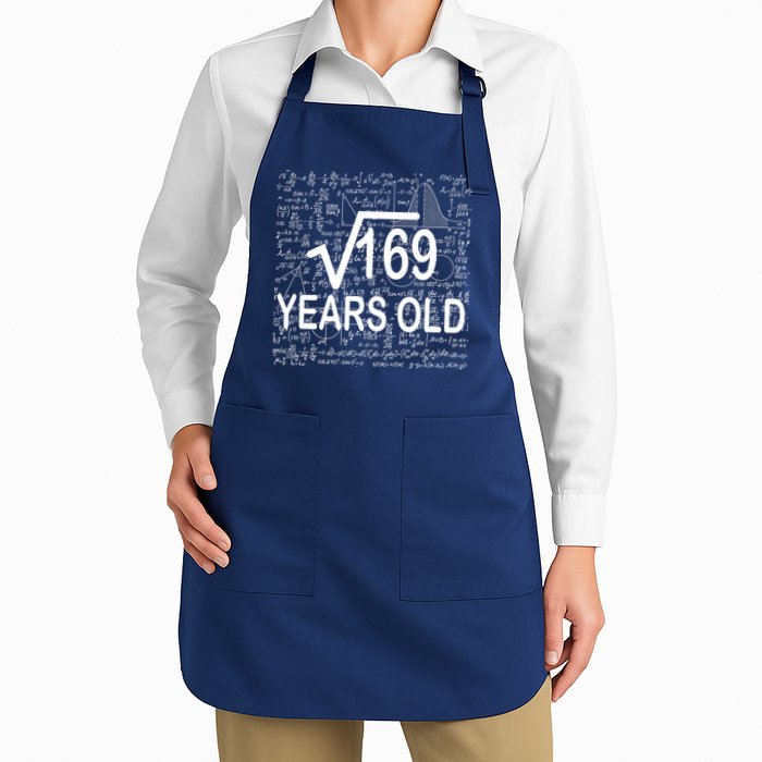 13th Birthday Square Root 169 Math Apron