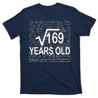 13th Birthday Square Root 169 Math T-Shirt