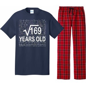 13th Birthday Square Root 169 Math Pajama Set