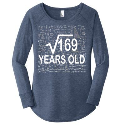 13th Birthday Square Root 169 Math Women's Perfect Tri Tunic Long Sleeve Shirt