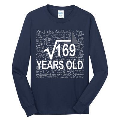 13th Birthday Square Root 169 Math Tall Long Sleeve T-Shirt