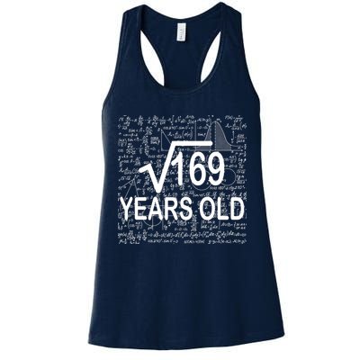 13th Birthday Square Root 169 Math Womens Tank Top