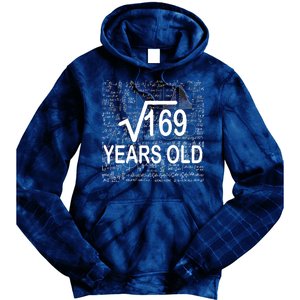 13th Birthday Square Root 169 Math Tie Dye Hoodie